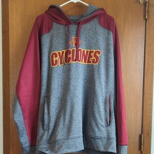 Knights Apparel Gray and Red Hoodie